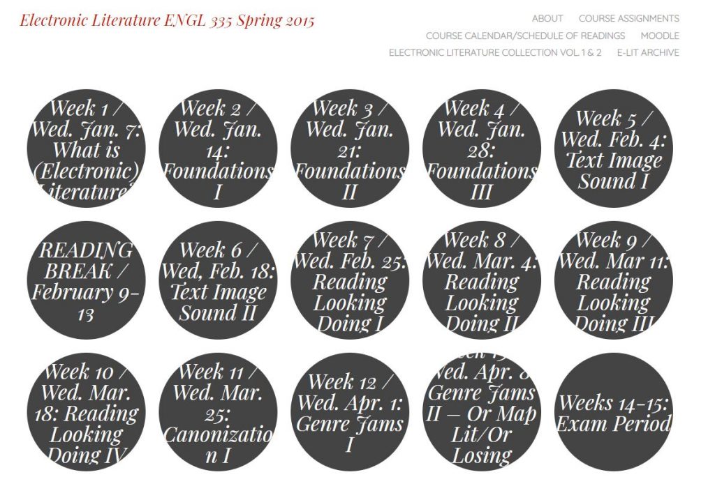elspring2015-1024x717 Electronic Literature Course