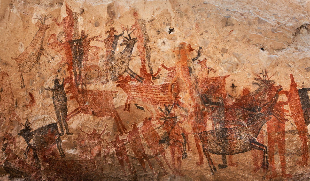 Rock Paintings, Sierra de San Francisco 100 BCE-1300 CE