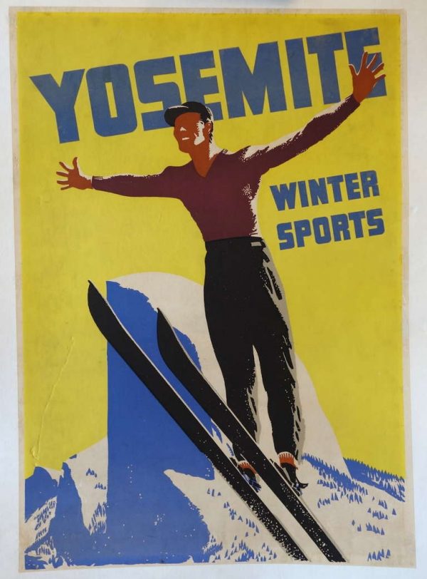 1930s Yosemite Tourism Poster (Artist unknown)