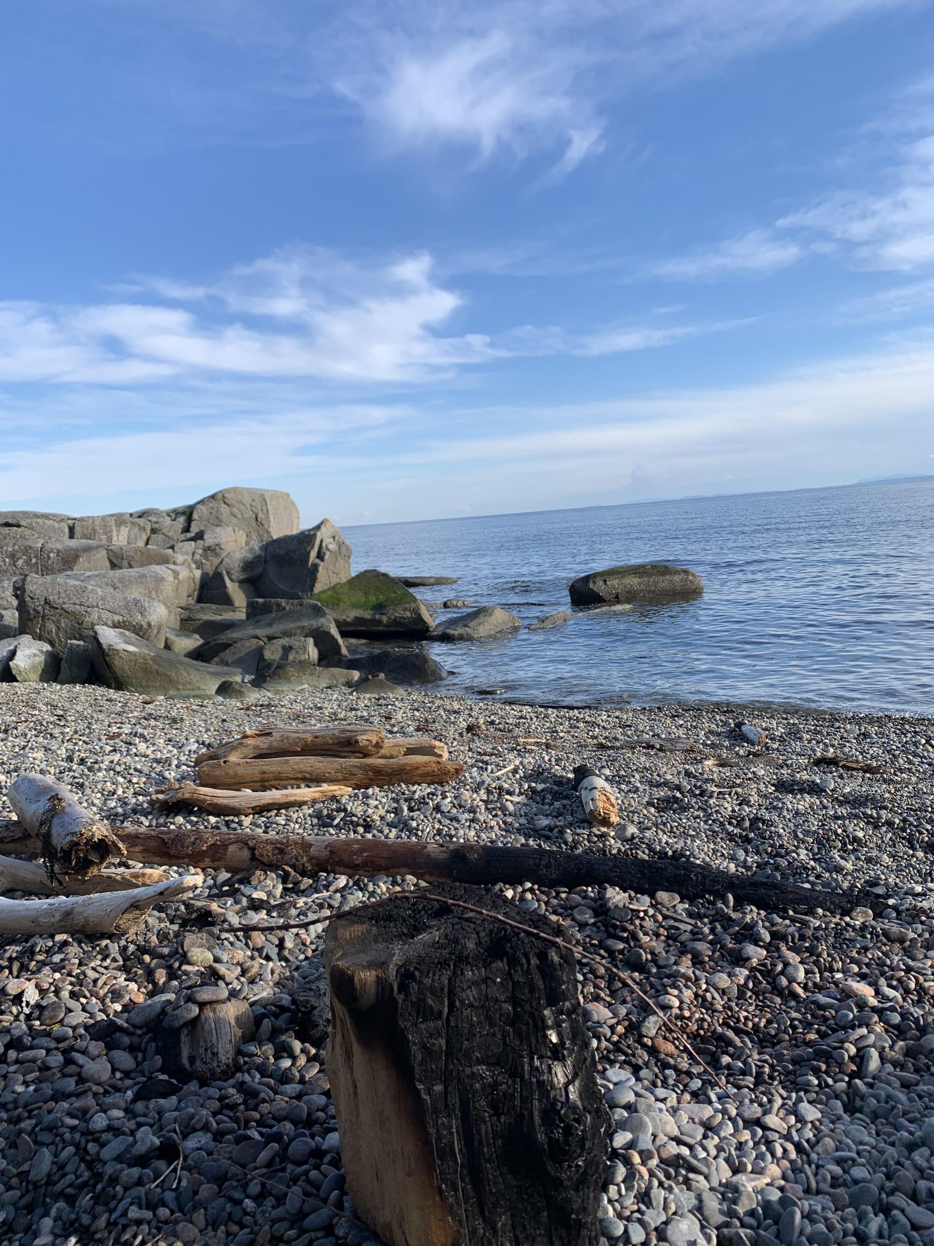 beach by the big rocks