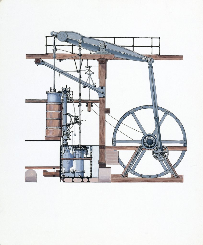 James watt invents the first steam engine фото 105