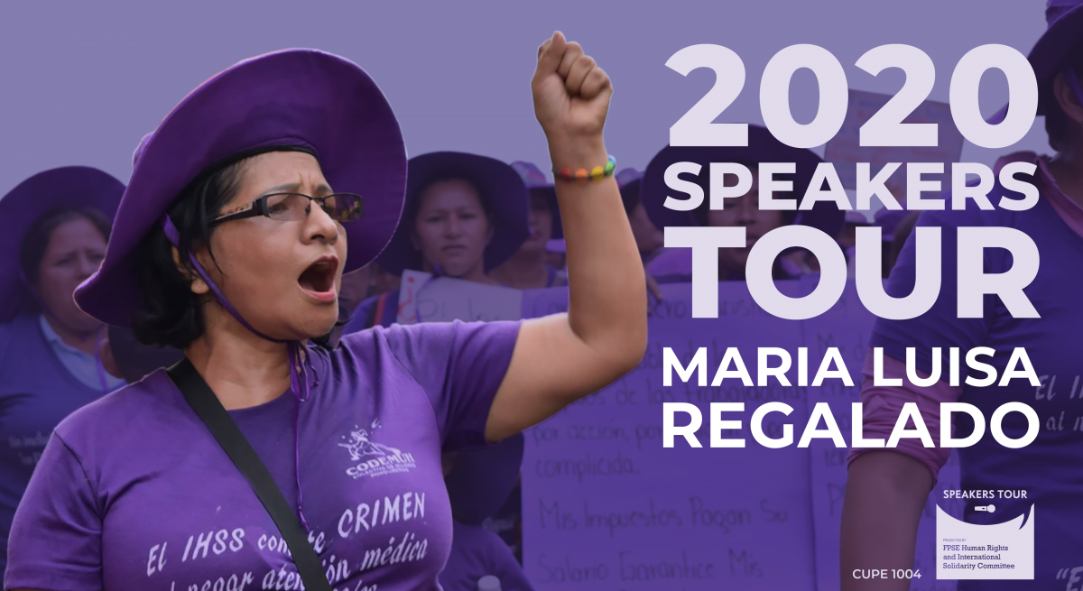 Speakers Tour 2020: Maria Luisa Regalado